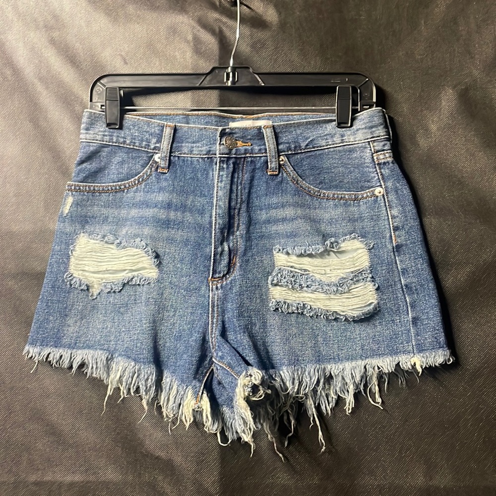 JUSTUSA Cutoff distressed Jean Shorts! Medium
